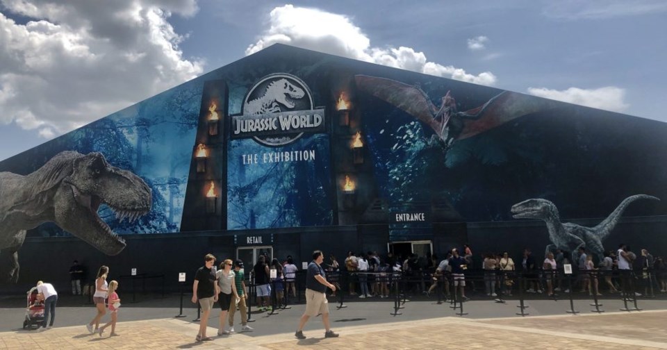 Jurassic World: The Exhibition is on par with any Disney World attraction... and it's right in Grandscape at The Colony! A great family attraction to do this weekend.