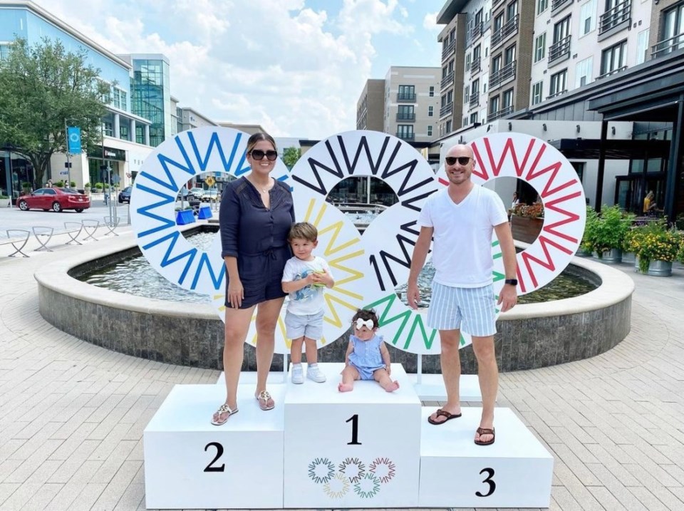A look at Legacy West's Olympic-themed photo setup. A perfect Instagram spot if we ever saw one! | Via @gabrielgallegog2 on Instagram