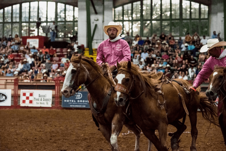 Rounding up at the Cowtown Coliseum rodeo. | Photo by Jordan Jarrett (IG: @jordanjarrettphoto)