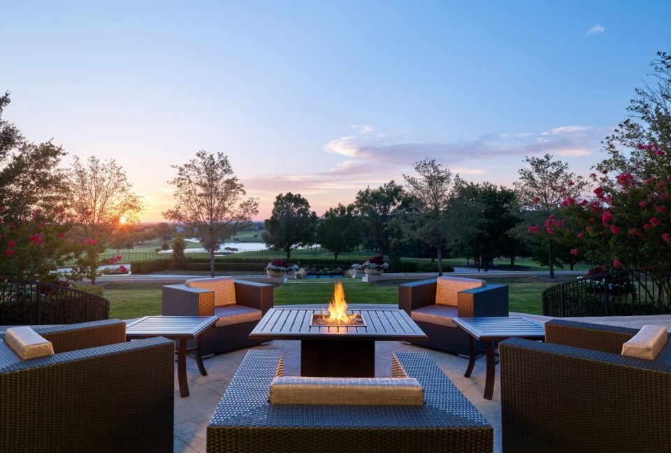 The terrace at Westin Stonebriar Golf Resort & Spa.