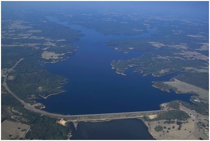 Lake Cypress Springs is spring-fed, so it has some of the clearest water of all the Texas lakes! | Courtesy of the Texas Water Development Board