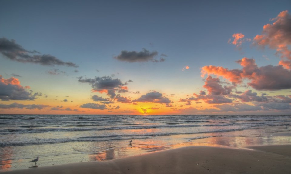 Sunrise over the beach at South Padre Island, Texas Coast | Best Texas getaways