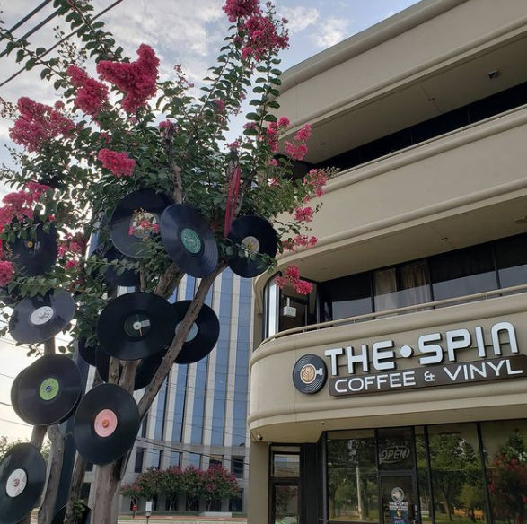 The Spin is a record store that adds in another wonderful element - coffee. | via @spincoffeevinyl on Instagram 