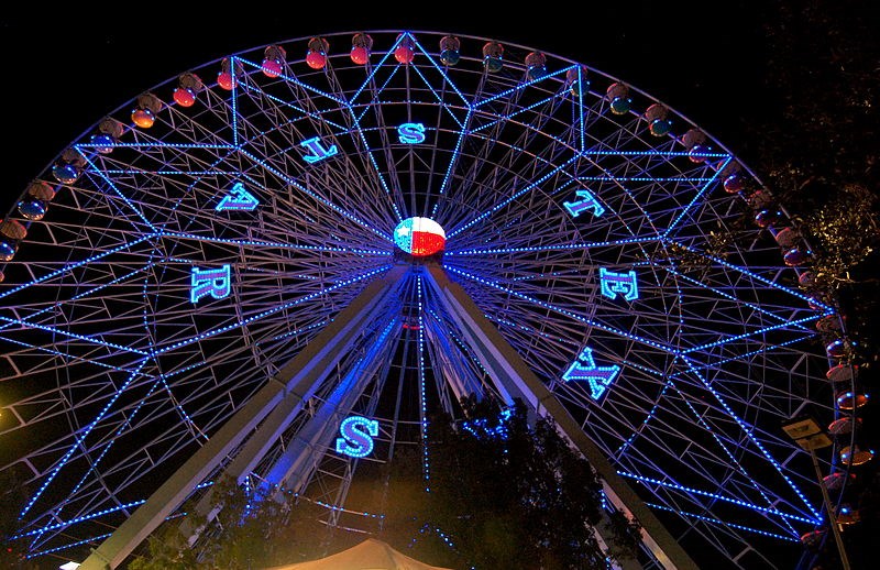 The Texas Star® Ferris wheel...  a Texas fair staple! | Wikimedia commons
