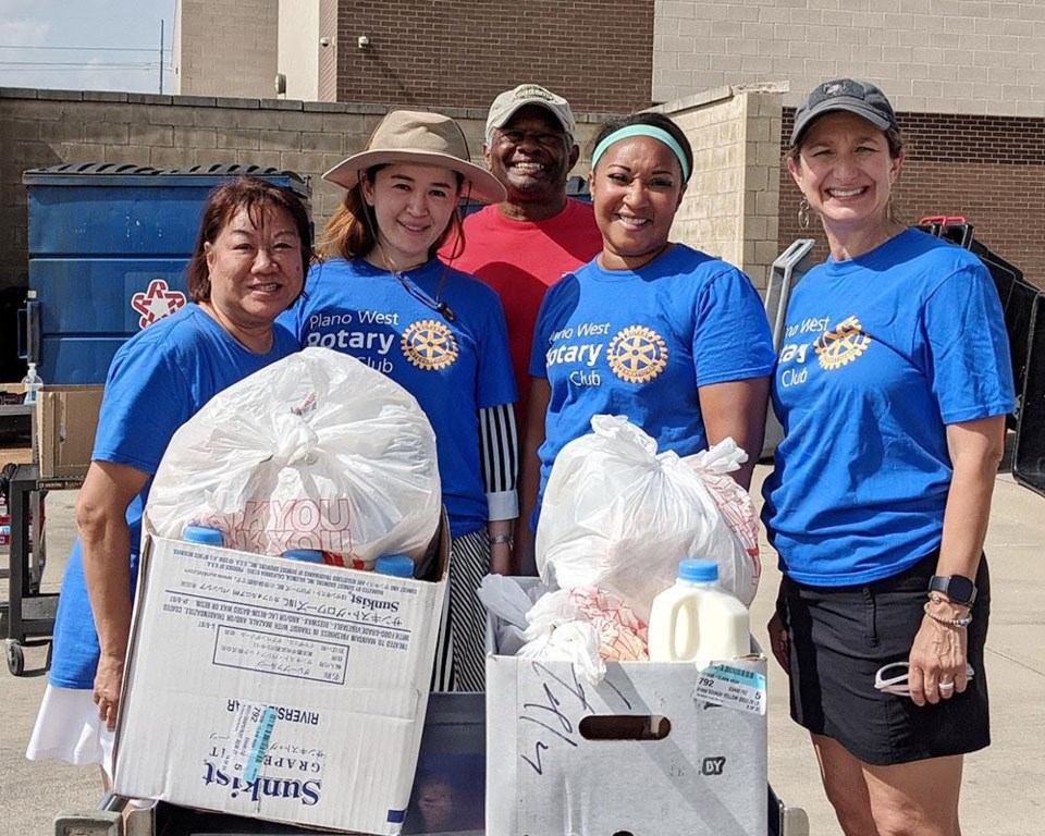 The Plano West Rotary Club (PWRC) was proud to be a partner in the Plano Independent School District’s Summer Curbside Meals program. 