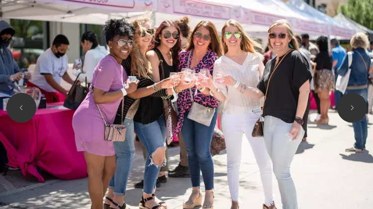 The McKinney Wine & Music Festival is perfect for a sip n' stroll!