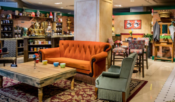 The FRIENDS couch at Central Perk is coming to Plano!