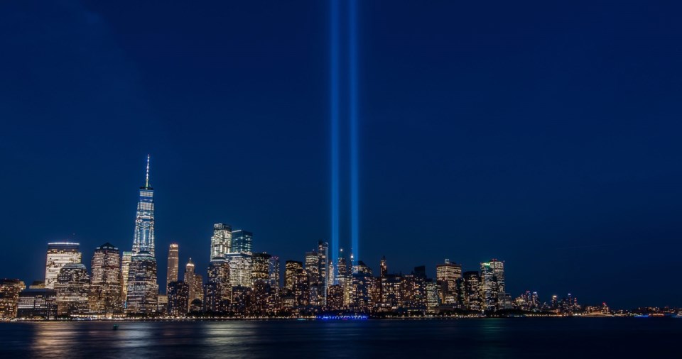 9/11,Memorial,Nyc,Skyline,From,Nj