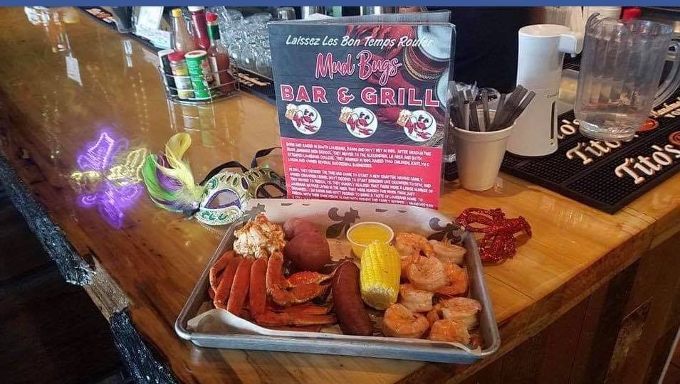 A platter from Mudbugs Bar and Grill, a favorite Cajun food spot in Frisco! | Courtesy of Mudbugs' Facebook page
