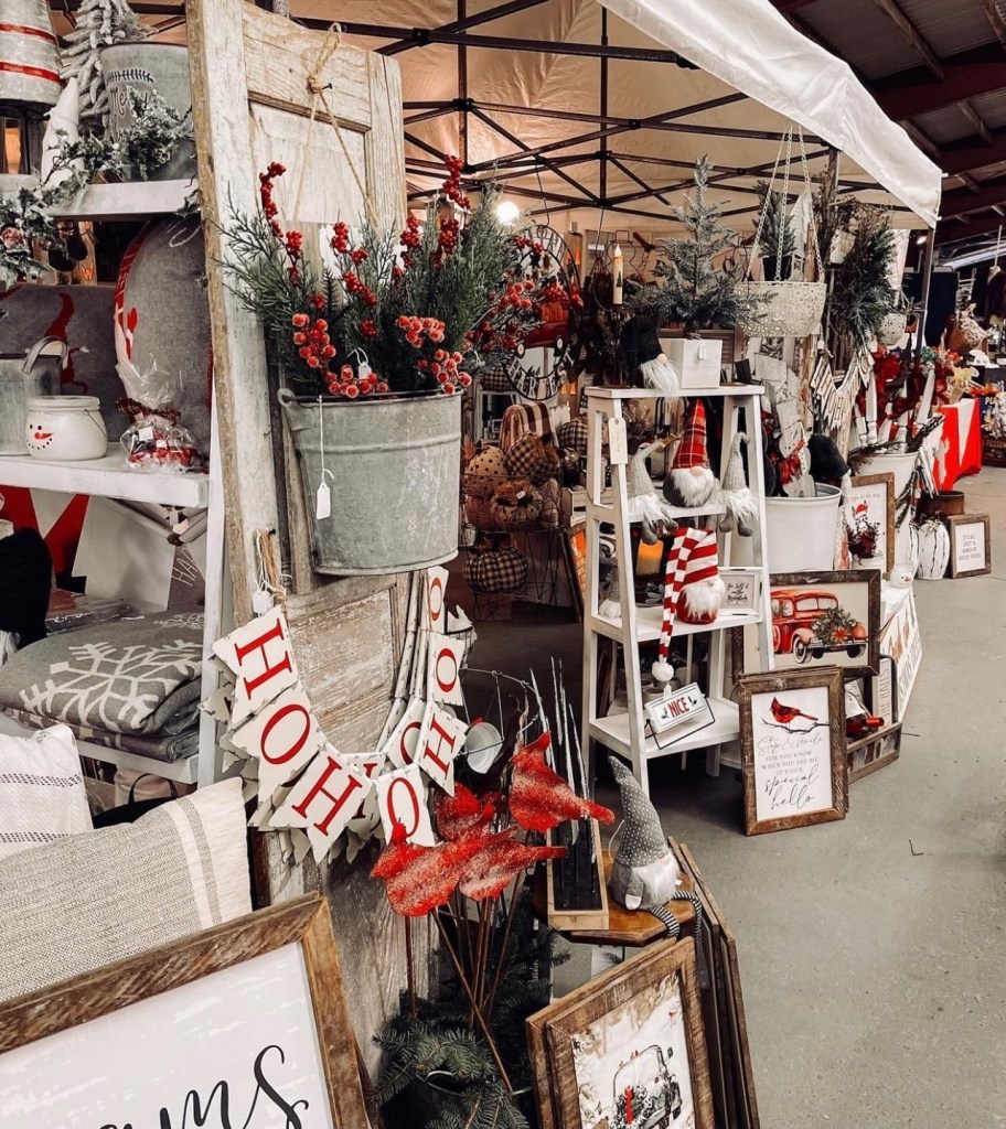 christmas market, vintage market days, holiday craft fair, mckinney, dallas, plano, christmas shopping, shop local, christmas decorations, christmas decor, holiday decor