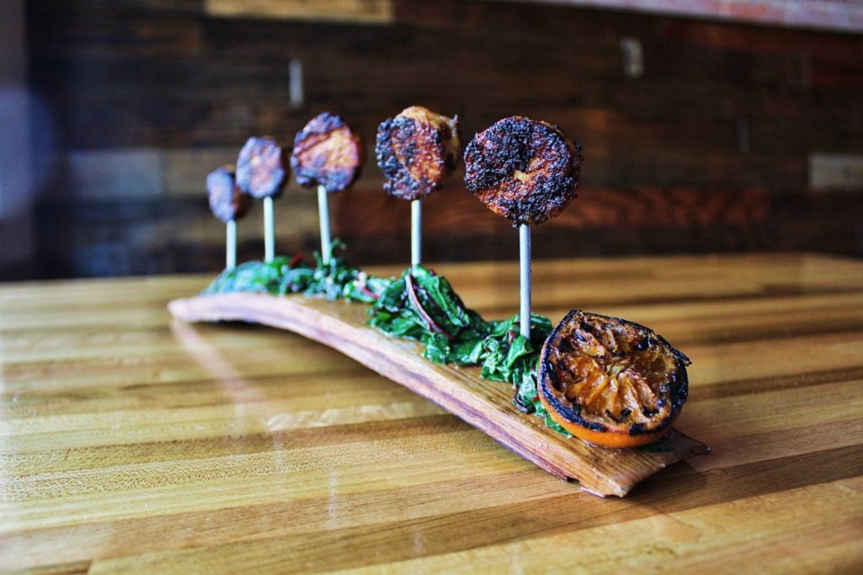 Pork belly lollipops from Rye in McKinney