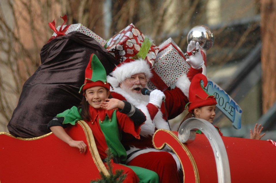 Santa visits, santa photos, christmas events, holiday events, visit santa