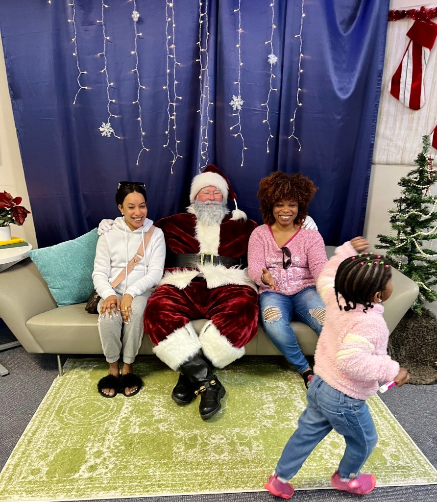 Local North Texans with disabilities enjoy a special Sensory Santa experience at North Texas nonprofit organization Ability Connection.