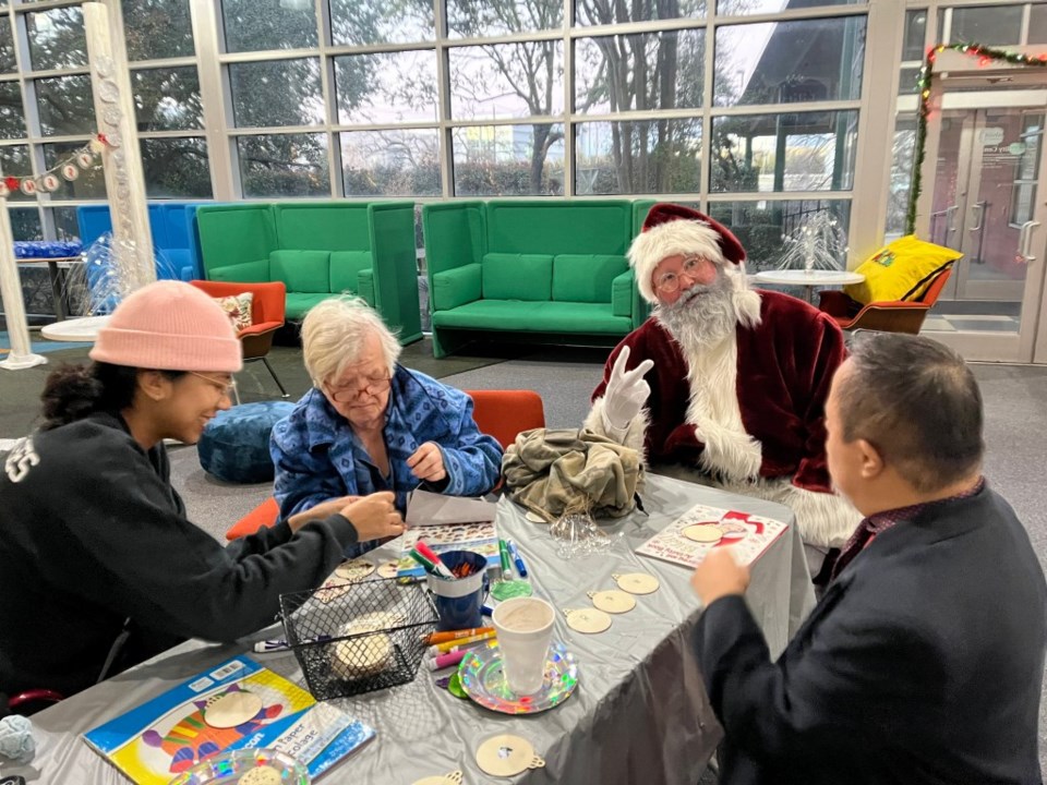 Local North Texans with disabilities enjoy a special Sensory Santa experience at North Texas nonprofit organization Ability Connection.