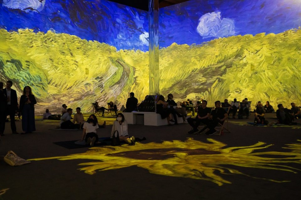 Van Gogh: The immersive Experience in Arlington.