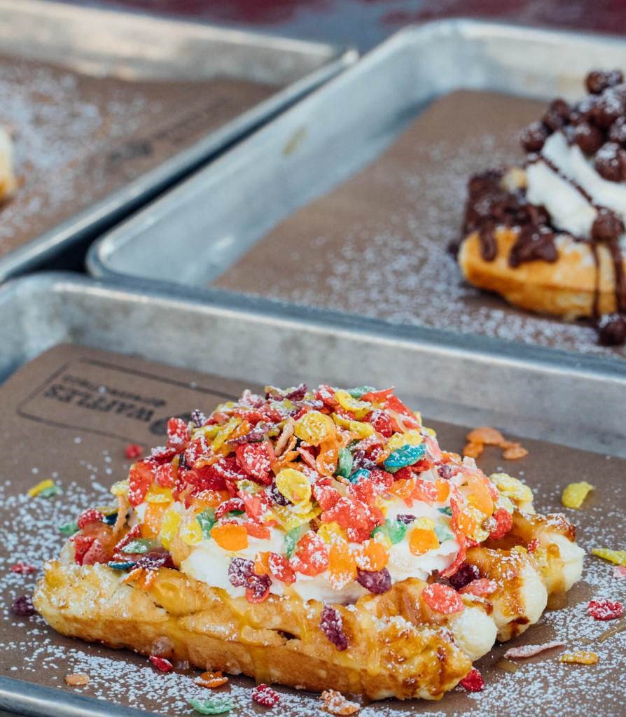 Become a kid again at Press Waffle Co. for breakfast in Legacy West!