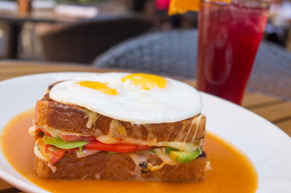 The Croque Senor at Meso Maya in Plano is one of our favorite breakfasts. Ever.