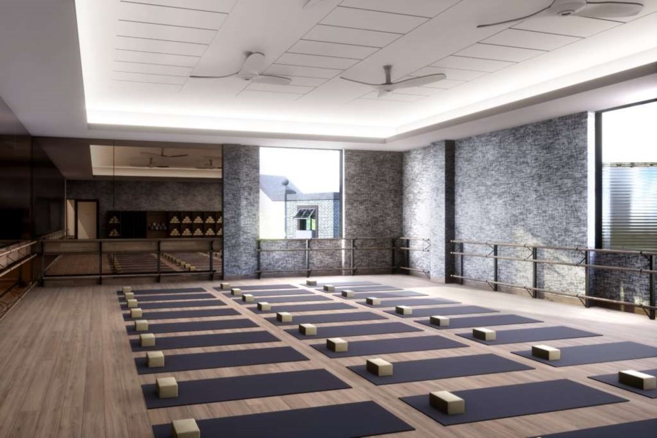 The yoga + barre studio at Equinox, the luxury fitness club at The Shops at Willow Bend. A great gym option near folks in Plano!