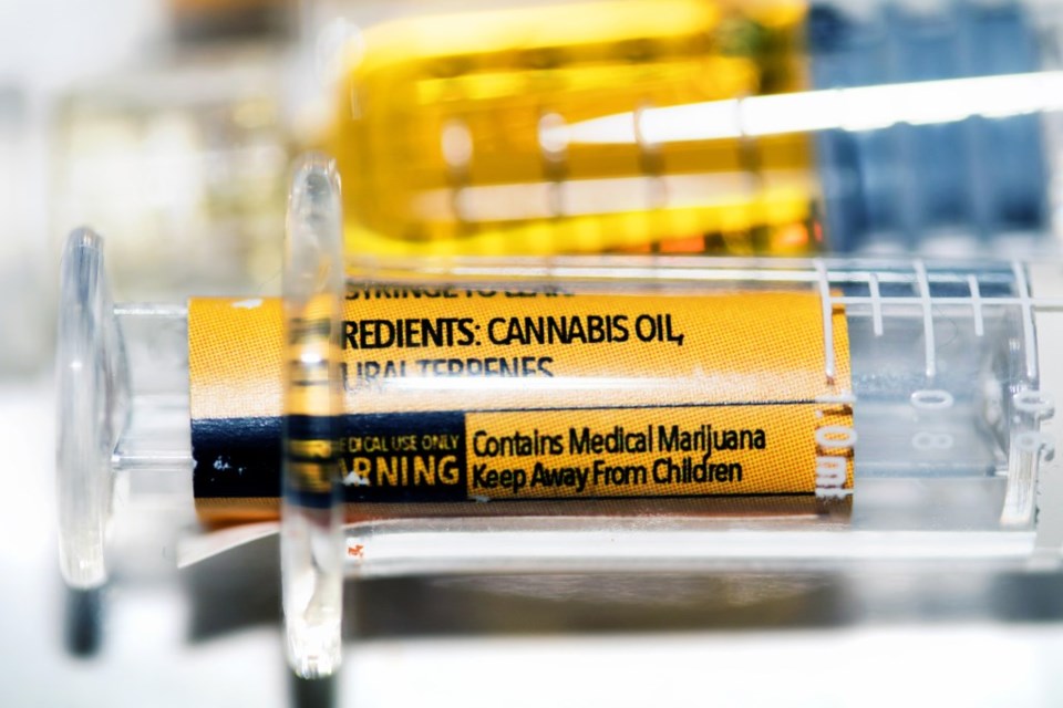 THC oil syringes for filling cartridges.