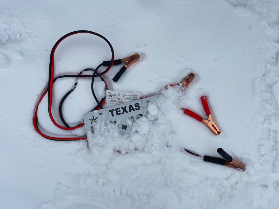 Texas,Has,Cars,That,Are,Stuck,Due,To,The,Storm.