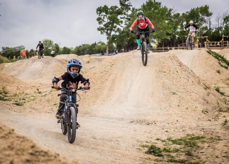 erwin park skills area, mountain biking, erwin park, mckinney, mountain bike trail