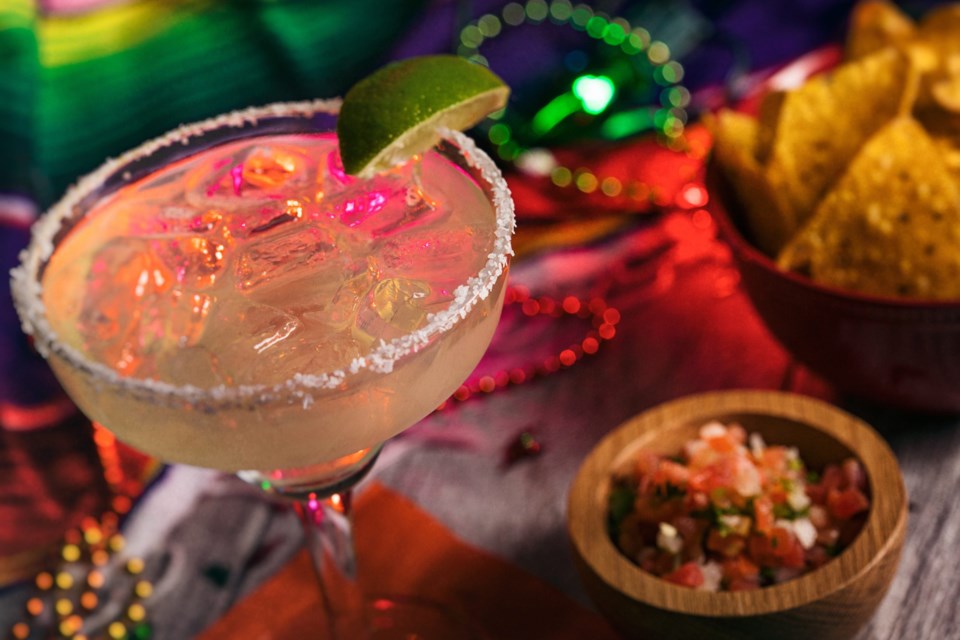 Fiesta:,Delicious,Margarita,On,The,Rocks,With,Salt,On,Rim