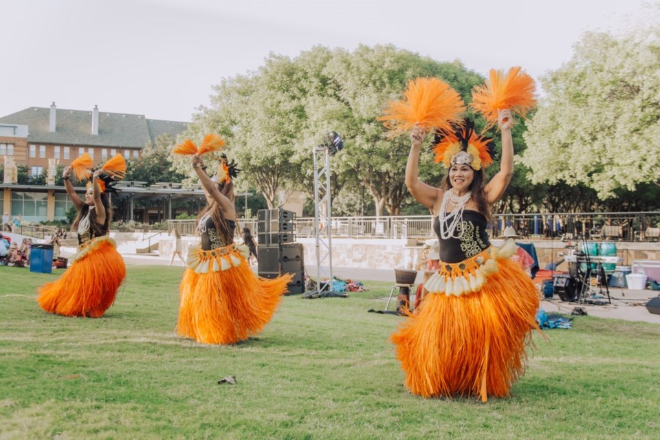 This weekend Addison After Dark invited you to a Hawaiian party in the park
