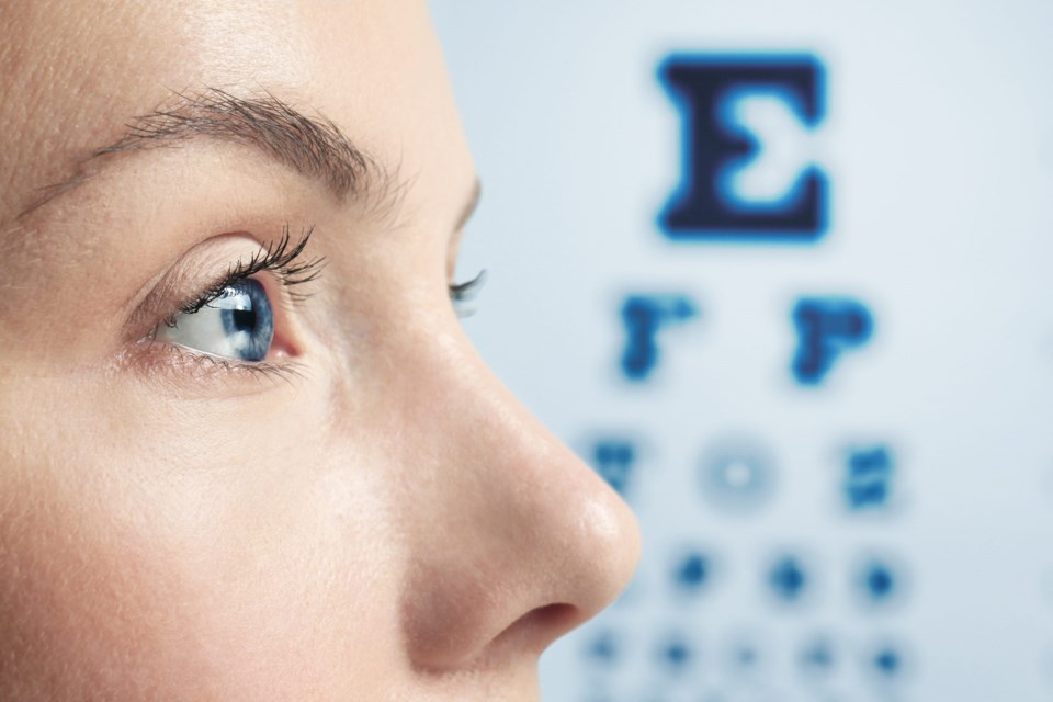 Ophthalmologist,Concept.,Woman&#8217;s,Face,,Closeup