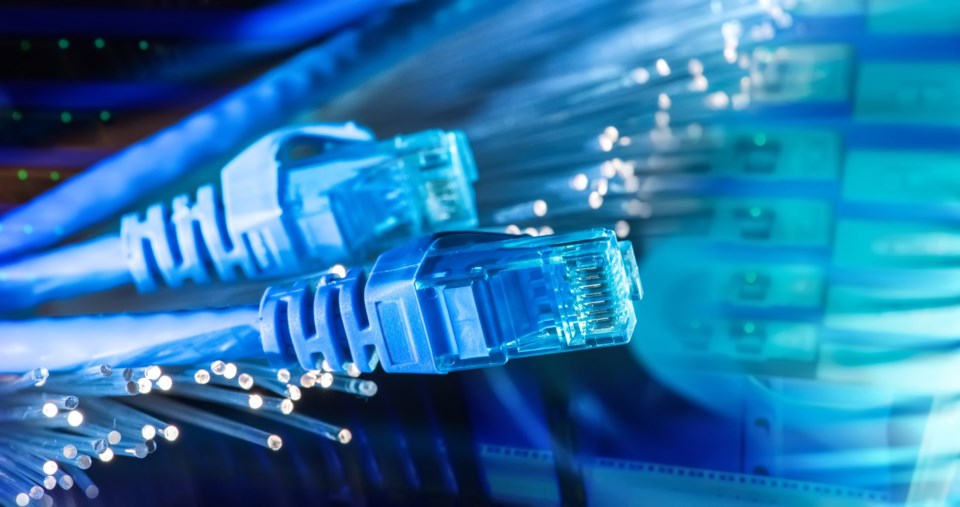 Network,Cables,With,Fiber,Optical,Background