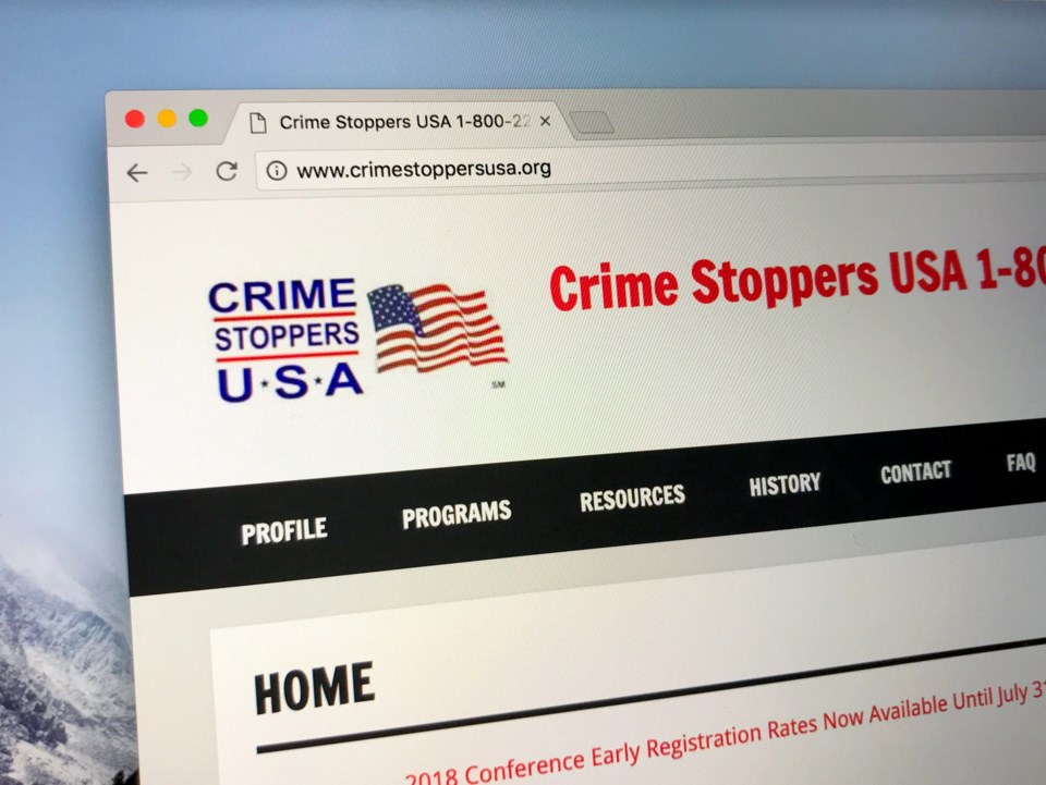 Amsterdam,,The,Netherlands,-,June,18,,2018:,U.s.a.&#8217;s,Crimestoppers,Website.