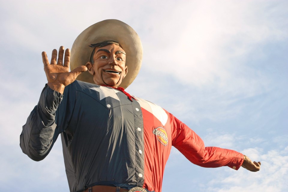 Big,Tex,,The,Gigantic,Mascot,Of,The,State,Fair,Of