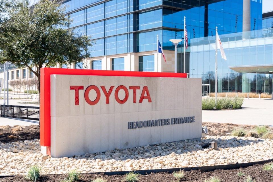 Plano,,Texas,usa,-,March,19,,2022:,The,Entrance,To,Toyota