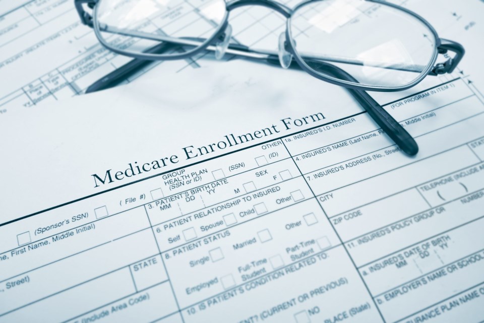 Medicare,Enrollment,Form,And,Glasses