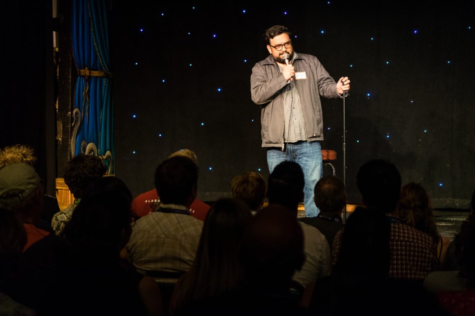 Austin,-,Circa,March,2016:,Comedian,Horatio,Sanz,Performs,Stand