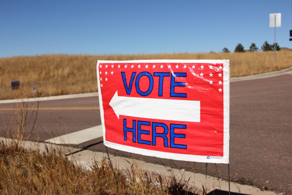 Vote,Here,Sign,On,Election,Day