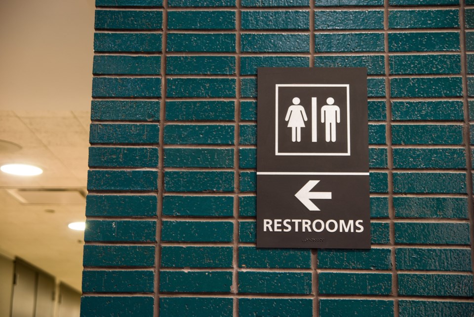 Restroom,Sign