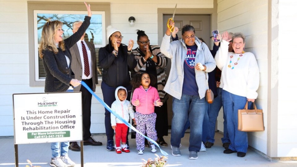 Three McKinney families have a new home for the holidays thanks to the city’s housing rehab program.