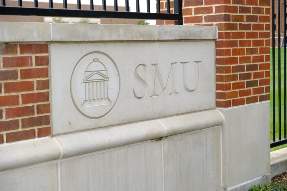 Dallas,,Tx,/,Usa,-,March,28,1029:,Smu,Logo