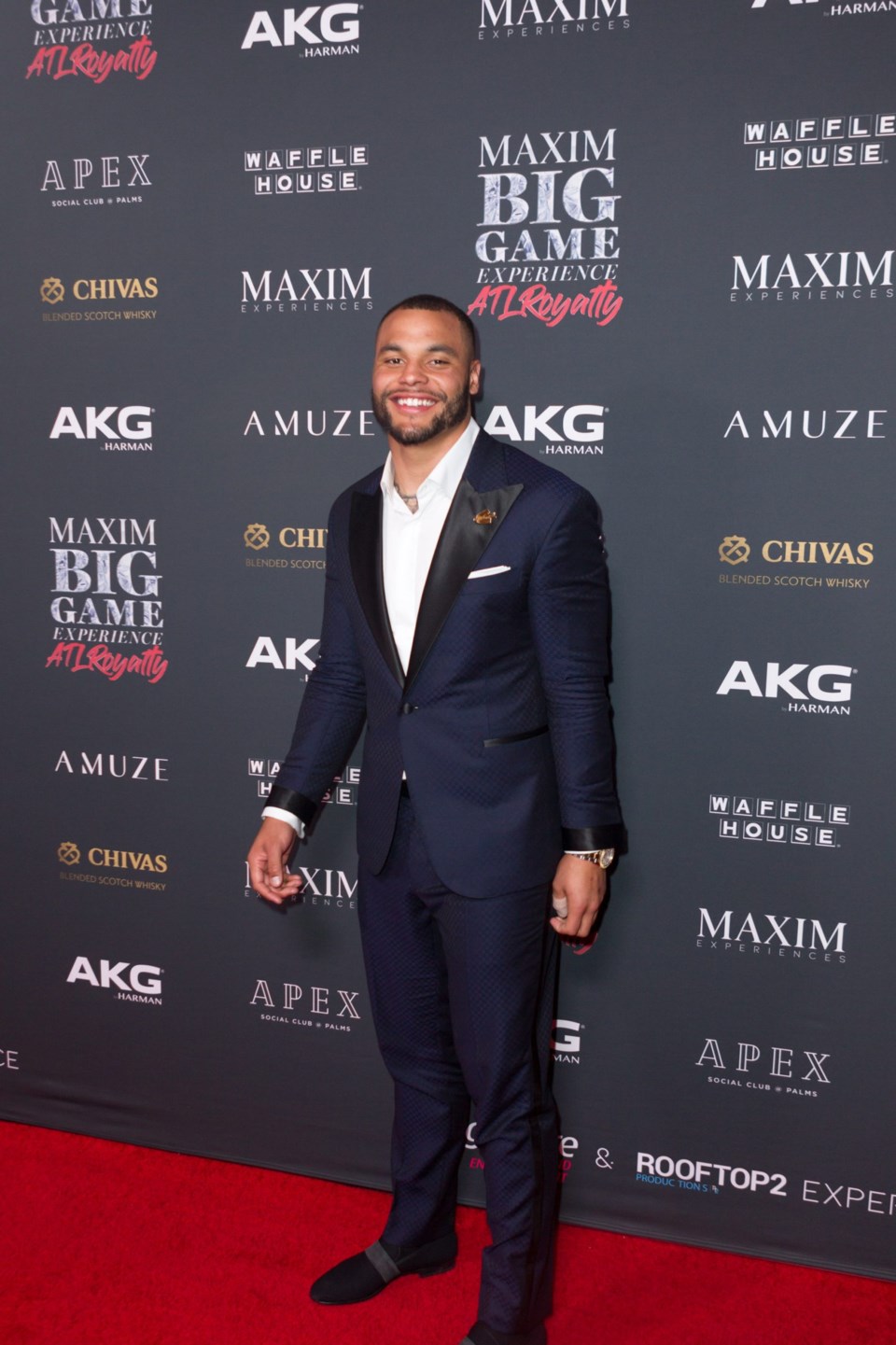 Dak,Prescott,-,Attends,The,Maxim,Big,Game,Experience,At