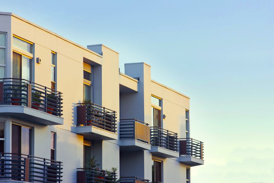 Modern,Apartment,Balcony,At,Sunset.