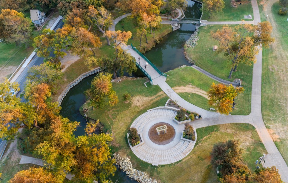 Drone,Fall,Photo,In,Granbury,Texas