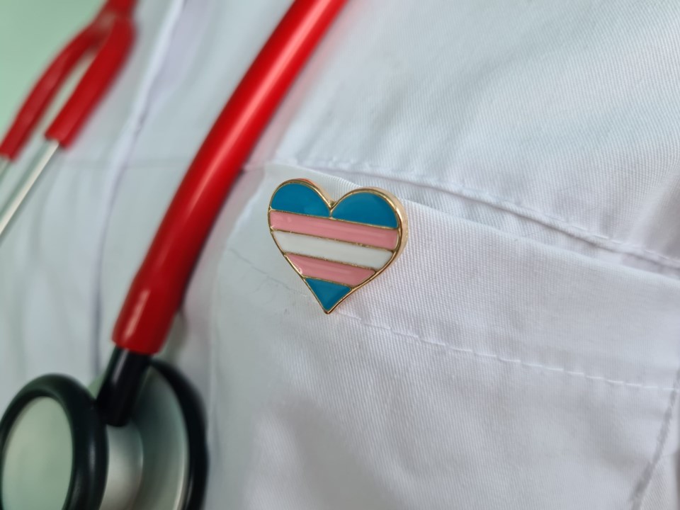 Transgender,Lgbt,Symbol,Stethoscope,With,Rainbow,Icon,For,Rights,And