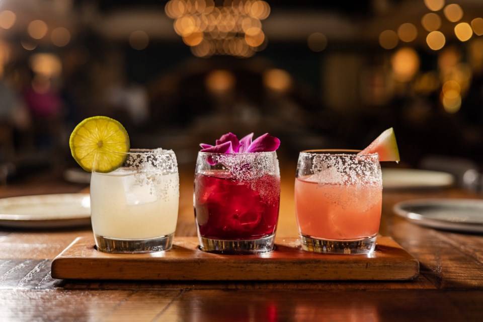 Mexican Sugar Margarita Flight