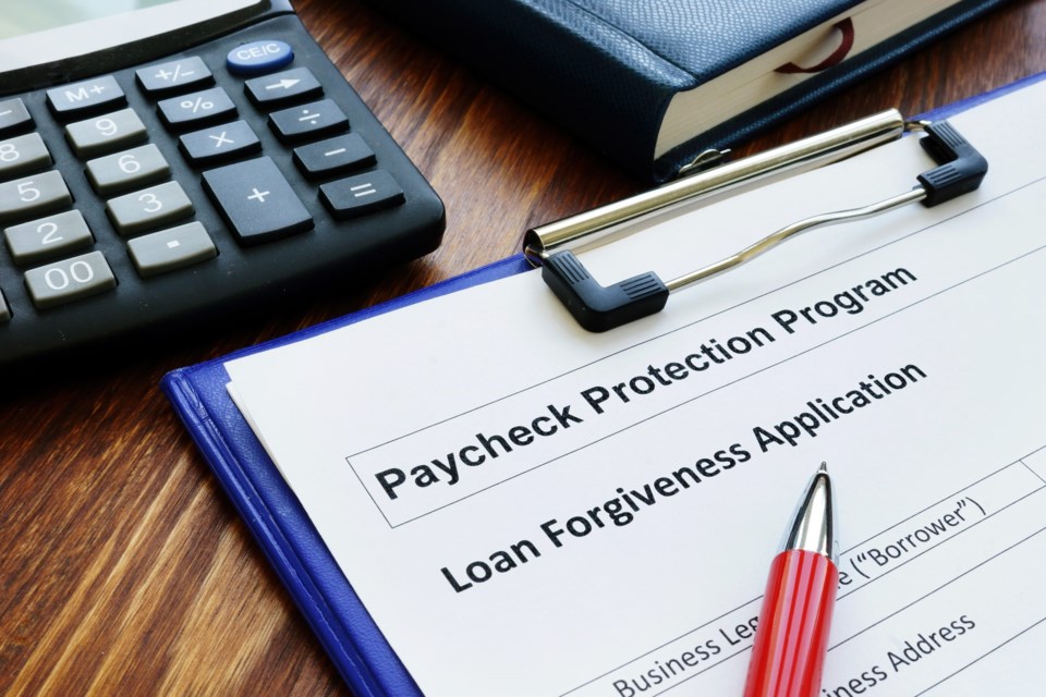Paycheck,Protection,Program,Ppp,Loan,For,Small,Business,Forgiveness,Application.