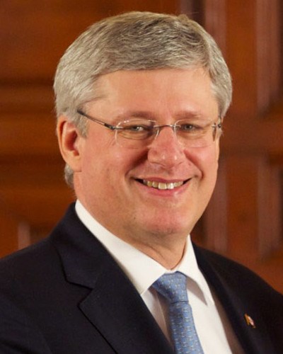 Stephen Harper.  
Photo/Wikipedia