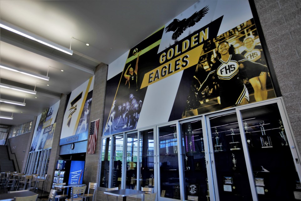 Frederick High School has been rebranded as the Golden Eagles.