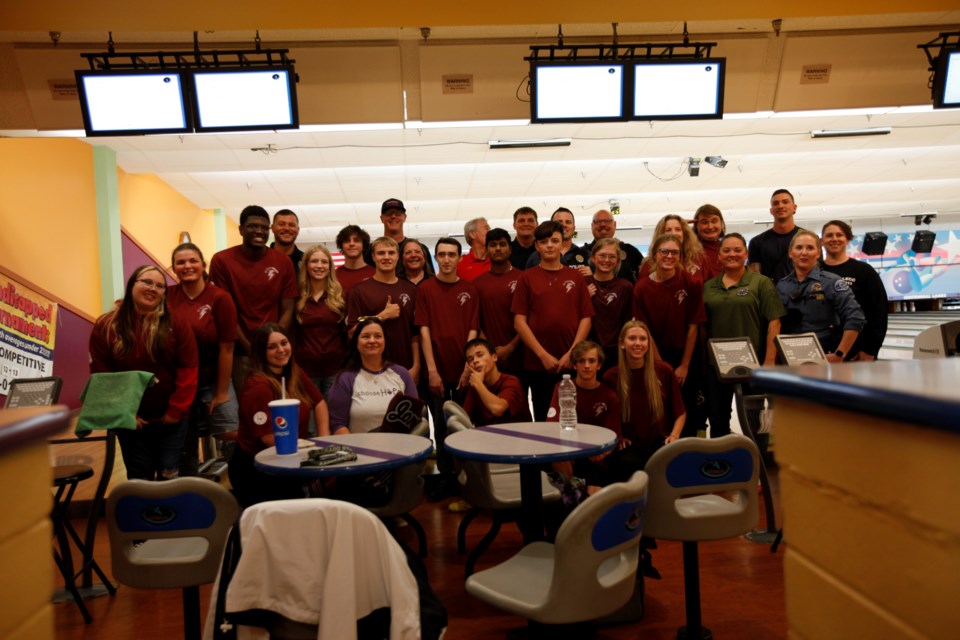 Silver Creek's Unified Bowling team plays against members of Longmont Public Safety on Nov. 7, 2022 at Centennial Lanes.