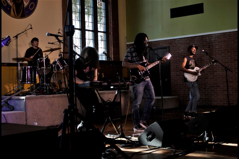 Native Station performs at the Elks Lodge Ballroom as part of Saturday's Winter/Spring Walkabout.