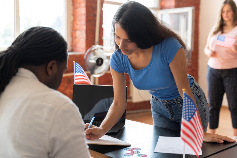woman-registering-vote-united-states