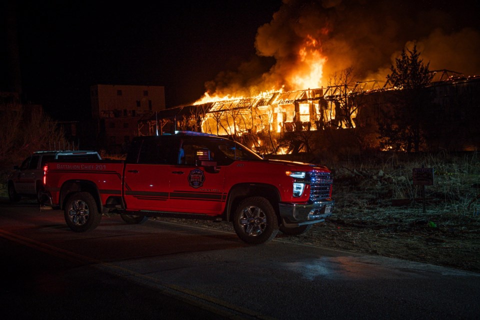 This morning's fire at the Sugar Mill factory, in Longmont.